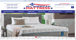 Desktop Screenshot of aamattressbr.com